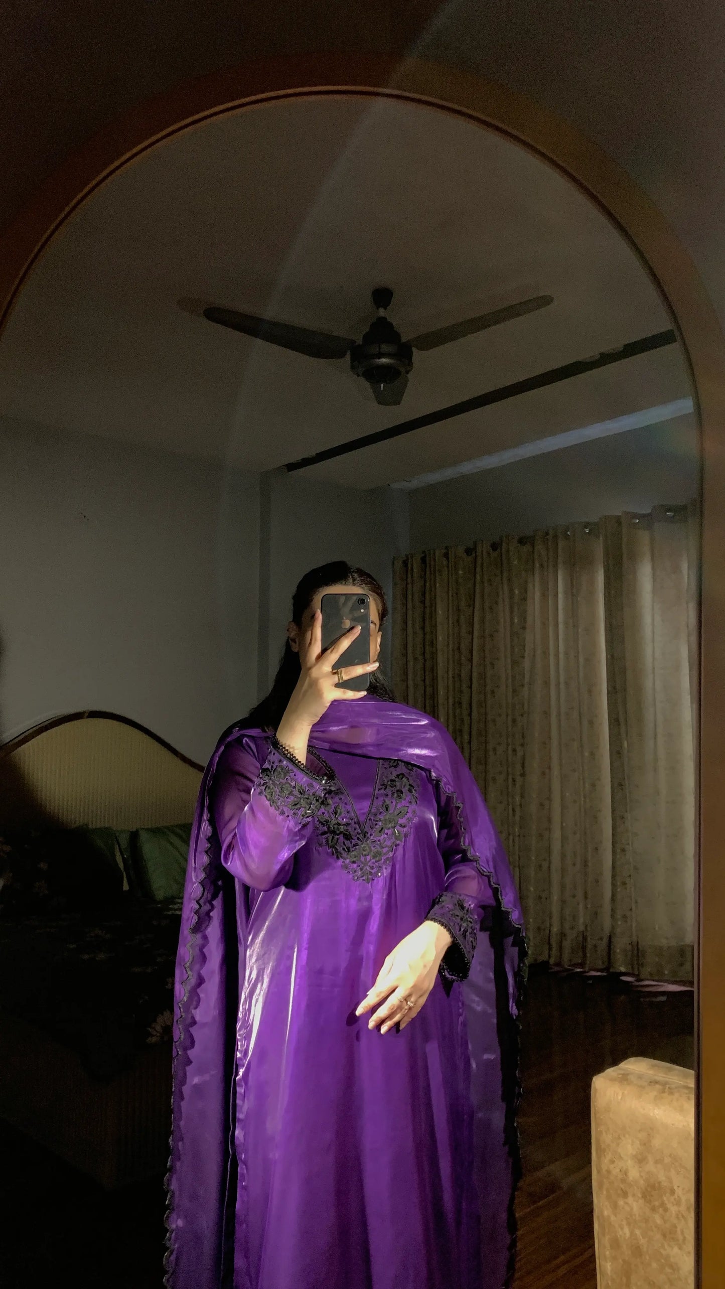 Rich Purple Silk Set – Sheesha Silk Luxury