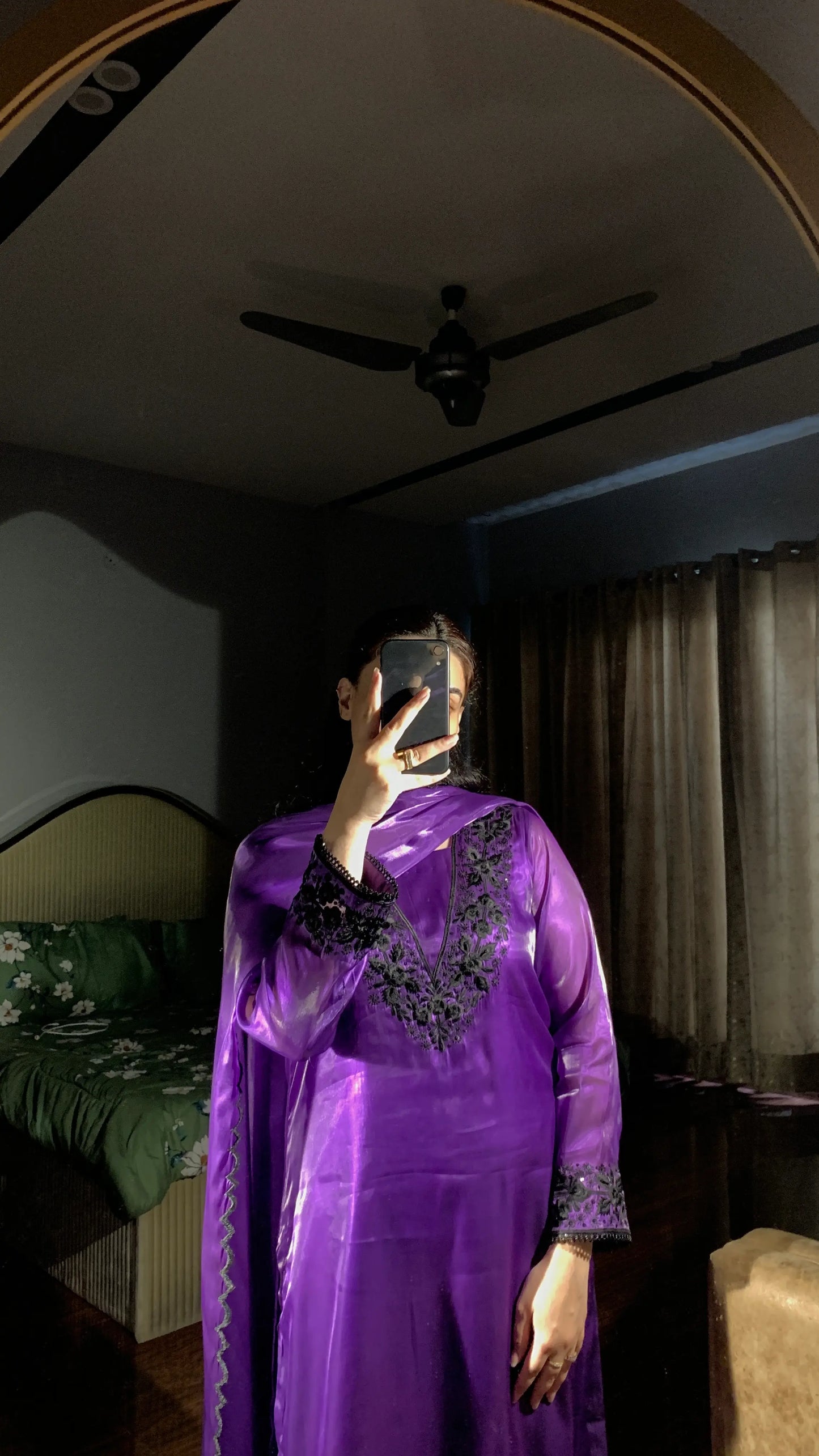 Rich Purple Silk Set – Sheesha Silk Luxury