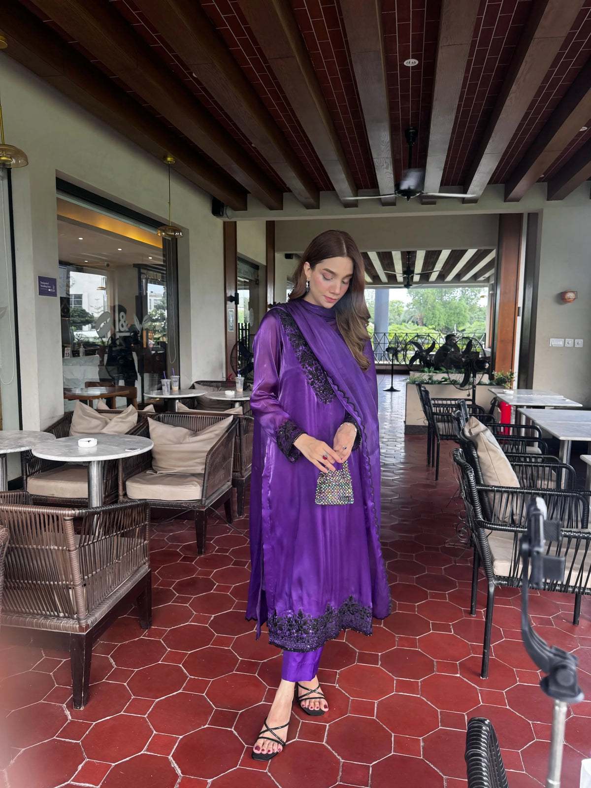 Rich Purple Silk Set – Sheesha Silk Luxury